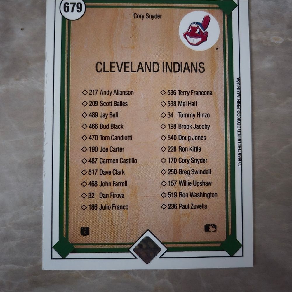 Cleveland Indians Baseball Trading Cards​ - Picture 4 of 5